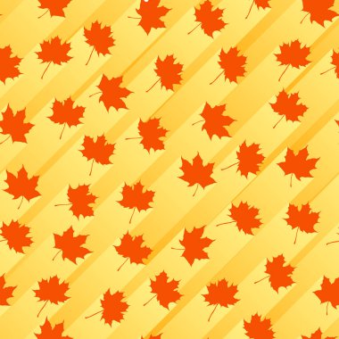 Kırmızı akçaağaç yaprakları ile dikişsiz soyut arka plan.