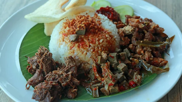 Indonesisch Eten Drinken — Stockfoto