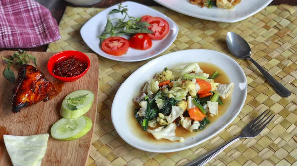 Various Indonesian Culinary Meals — Stock Photo, Image