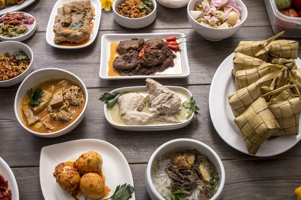 Various Indonesian Food Culinary — Stock Photo, Image