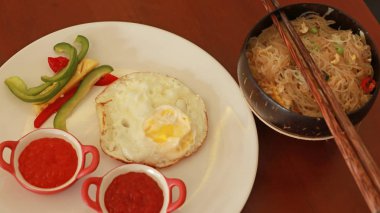 çeşitli Endonezya gıda ve mutfak