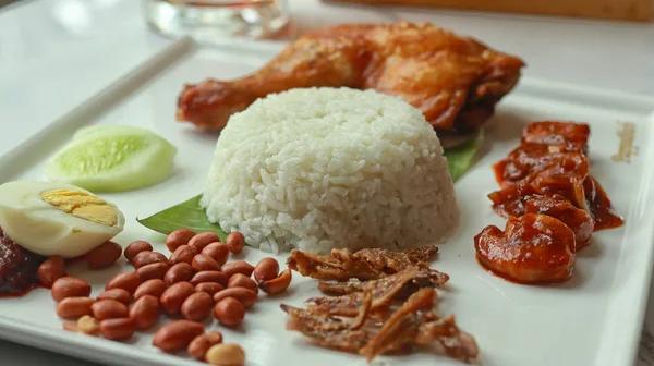 Varios Alimentos Culinaria Indonesia — Foto de Stock