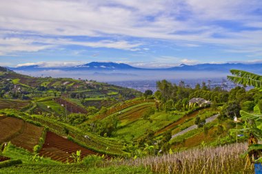 Endonezya'nın güzel panoraması