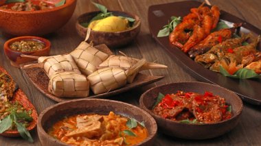 batı Sumatera çeşitli Endonezya mutfağı