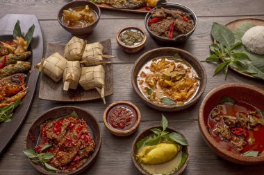 batı Sumatera çeşitli Endonezya mutfağı