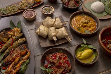 batı Sumatera çeşitli Endonezya mutfağı