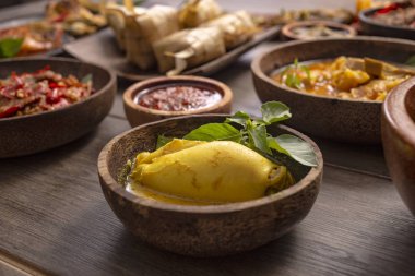 batı Sumatera çeşitli Endonezya mutfağı