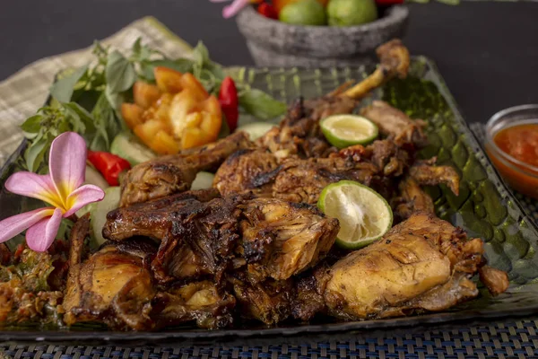 Roasted Chicken Indonesian Food Recipe — Stock Photo, Image