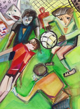 Futbol, futbol kapısında tehlikeli pozisyon üzerinde Dünya Şampiyonası