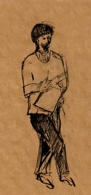 inatant kroki, adam belgeleri okuma