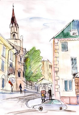 Vilnius Merkezi dar sokakları