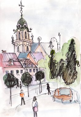 Vilnius Merkezi antik kilise