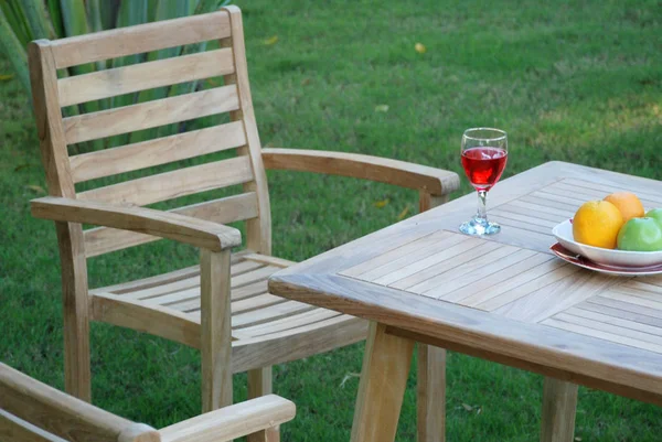 Teak bahçe mobilyaları, sandalye ve masa