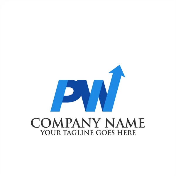 Yaratıcı mektup Mw logo vektör çizim şablonu, Mw Logo simge, Mw logo vektör çizim şablonu oklu