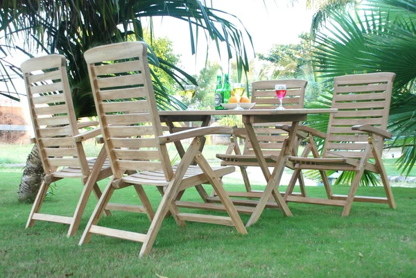 Teak garden furniture , Outdoor teak garden furniture, folding chairs, table and chairs set