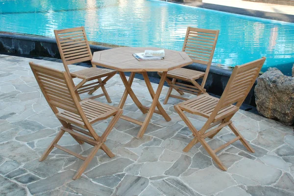 Teak garden furniture , Outdoor teak garden furniture, folding chairs, table and chairs set