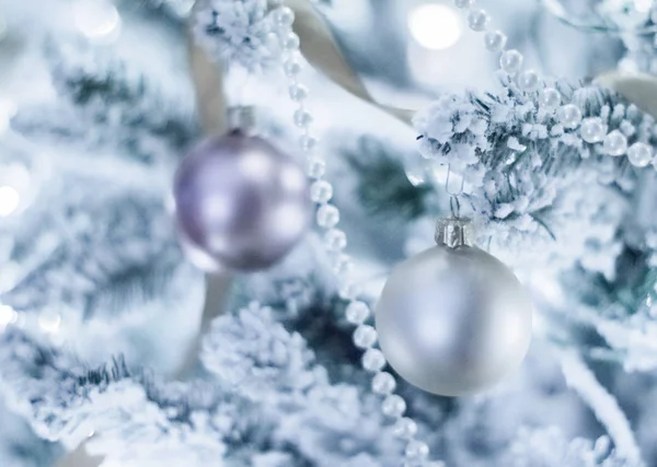 Decorações Férias Festivas Presentes Atmosfera Tempo Natal Torno — Fotografia de Stock