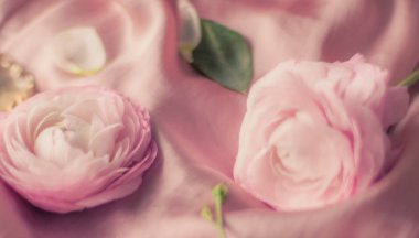 yumuşak ipek - pembe gül çiçek düğün, tatil ve çiçek arka plan tarz kavramı, zarif görseller