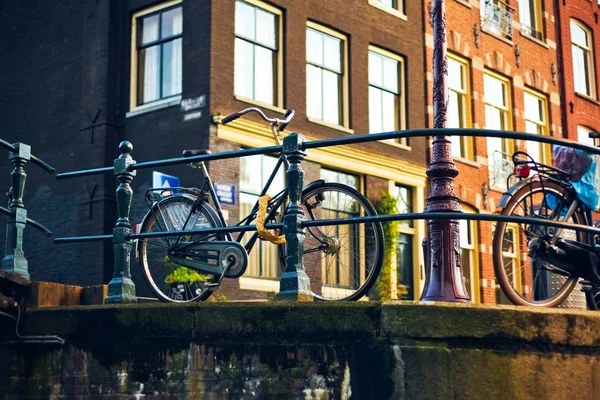 Амстердам Нидерланды Концепция Путешествий Европе Элегантные Визуальные Эффекты — стоковое фото