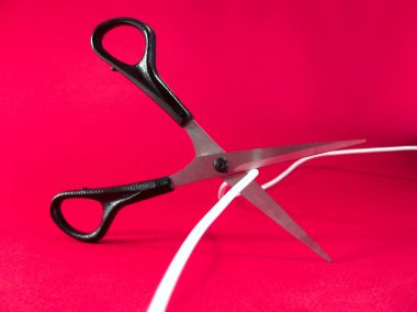 kesme tel makasla - teknoloji, internet, bilgi ve iletişim kavramı, zarif görsel tarz