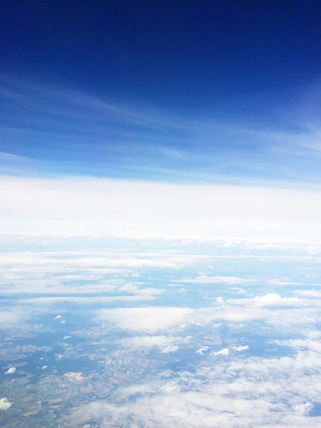 Himmel Und Wolken Umwelt Naturhintergrund Wetter Und Meteorologiekonzept Elegante Visualisierung — Stockfoto