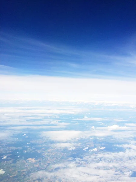 天空和云 自然背景 天气和气象学概念 优雅的视觉效果 — 图库照片