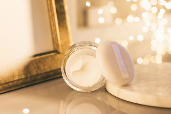 Productos Cosméticos Lujo Crema Hidratante Edad Belleza Cosméticos Cuidado Piel — Foto de Stock