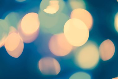 vintage ışıklar soyut arka plan, defokus - tatil ve retro tarzı kavramı