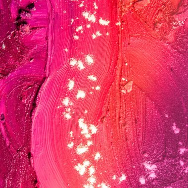 Sanatsal makyaj kompozisyon - yaratıcı arka plan, güzel doku ve renkli kozmetik tasarım konsepti. Güzellik bir sanattır