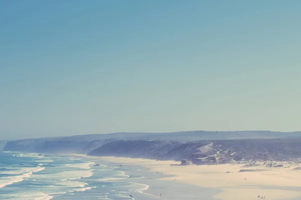 Uitzicht Een Prachtige Kustlijn Atlantische Oceaan Europa Reizen Vakantie Zomer — Stockfoto