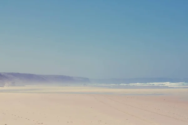 Vista Una Hermosa Costa Océano Atlántico Europa Viajes Vacaciones Concepto —  Fotos de Stock