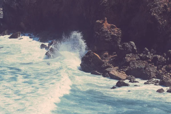 Pemandangan Pantai Yang Indah Samudera Atlantik Eropa Perjalanan Liburan Dan — Stok Foto