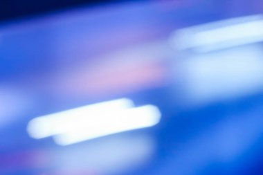 Gece şehir ışıkları hareket