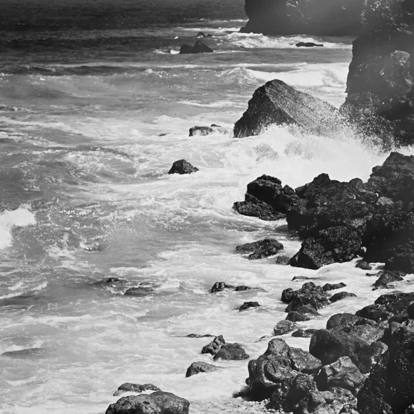 Oceano Atlântico paisagem costeira, belas artes — Fotografia de Stock