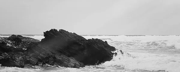 Oceano Atlântico paisagem costeira, belas artes — Fotografia de Stock