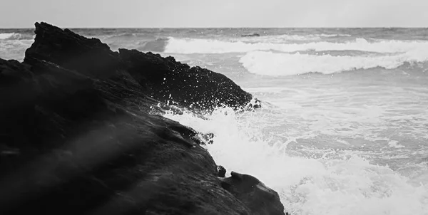 Scenérie pobřeží Atlantského oceánu, výtvarného umění — Stock fotografie