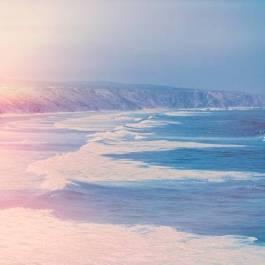 Rüya gibi okyanus kıyısında yaz aylarında