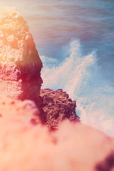 Dreamy ocean coast in summer — Stock Photo, Image