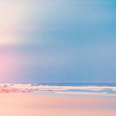 Rüya gibi okyanus kıyısında yaz aylarında