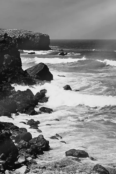 Océano Atlántico paisaje de la costa, bellas artes — Foto de Stock