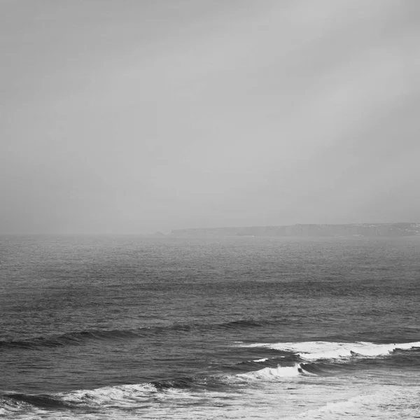 Oceano Atlântico paisagem costeira, belas artes — Fotografia de Stock