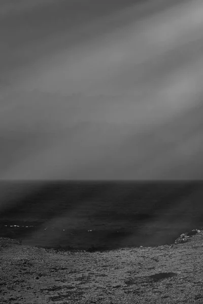 Océano Atlántico paisaje de la costa, bellas artes — Foto de Stock