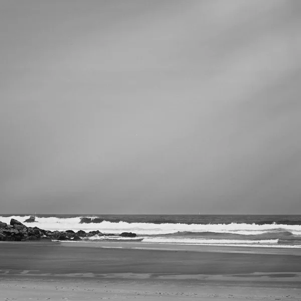 Oceano Atlântico paisagem costeira, belas artes — Fotografia de Stock