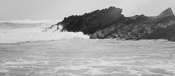 Scenérie pobřeží Atlantského oceánu, výtvarného umění — Stock fotografie