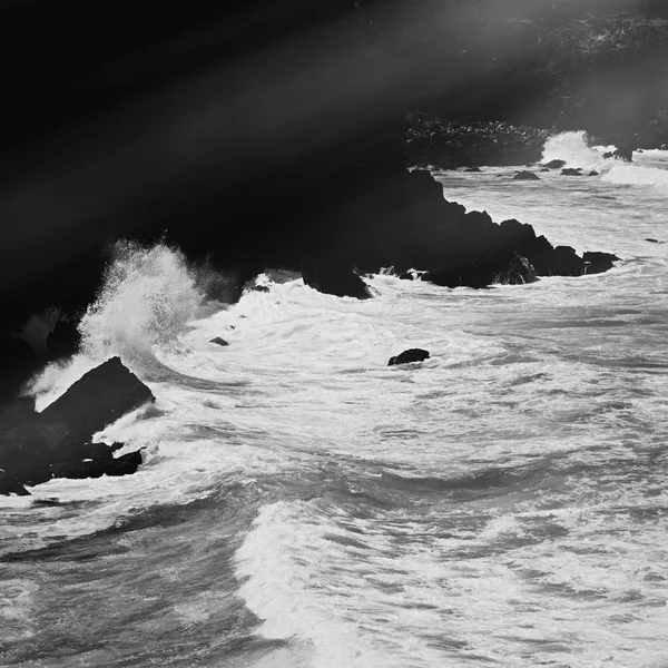 Oceano Atlântico paisagem costeira, belas artes — Fotografia de Stock