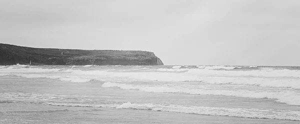 Scenérie pobřeží Atlantského oceánu, výtvarného umění — Stock fotografie