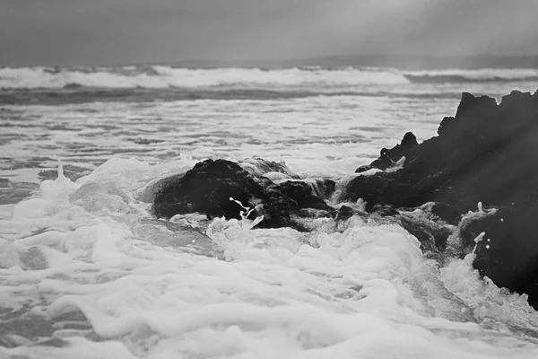 Scenérie pobřeží Atlantského oceánu, výtvarného umění — Stock fotografie