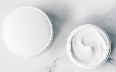 Mermer, ev spa flatlay arka plan üzerinde organik güzellik kozmetik