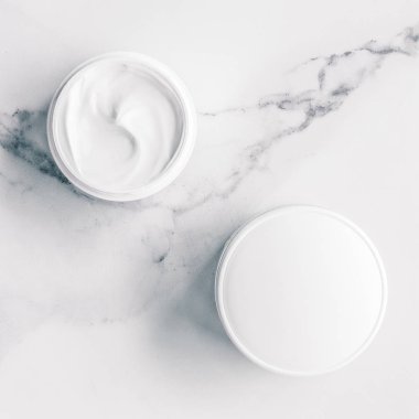 Mermer, ev spa flatlay arka plan üzerinde organik güzellik kozmetik