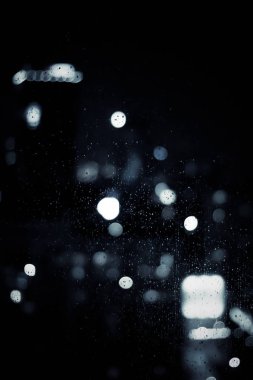 Büyük metropolitan şehir ışıkları, bulanık arkaplan